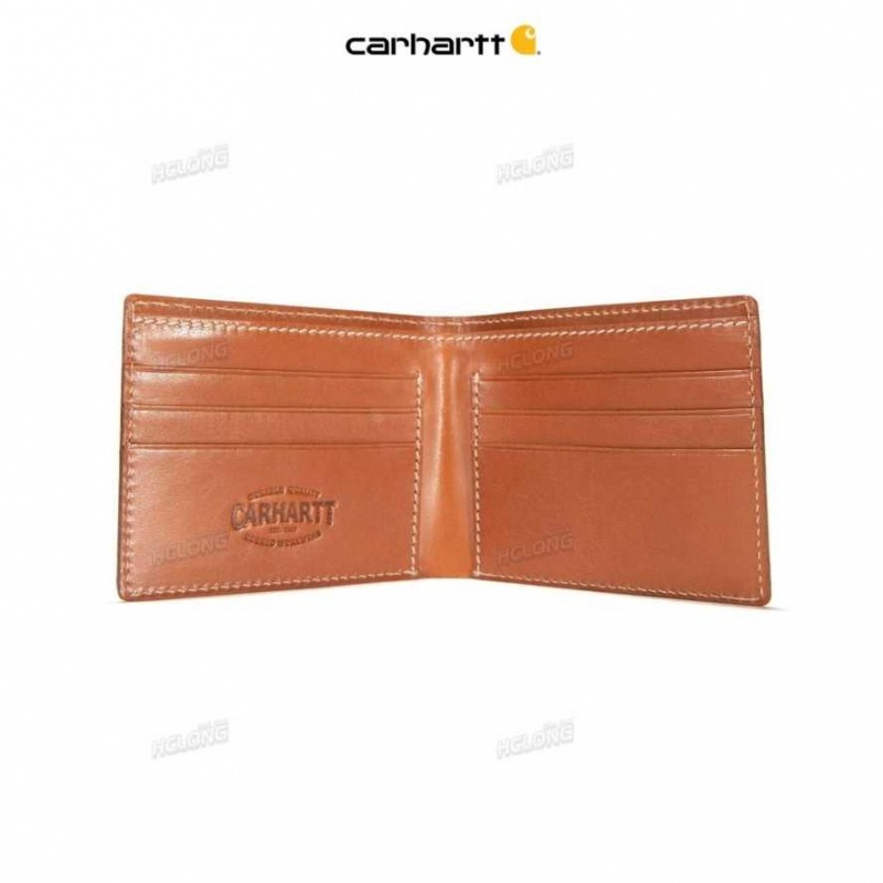 Carhartt Rough Cut Bifold Wallet Brown | IN0002830