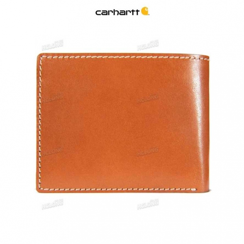 Carhartt Rough Cut Bifold Wallet Brown | IN0002830