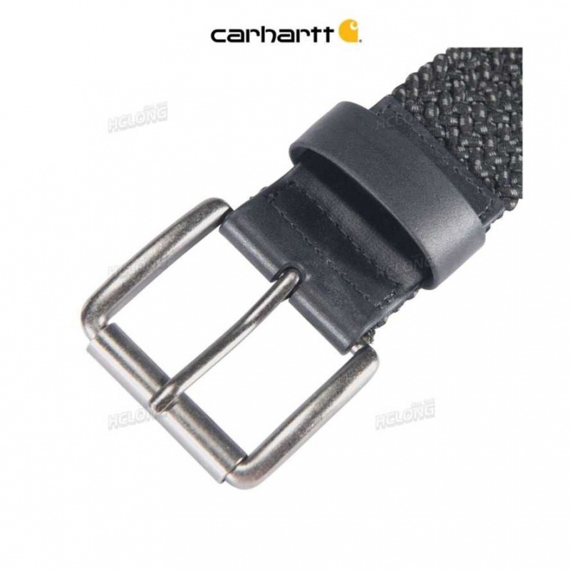 Carhartt Rugged Flex Nylon Cord Braided Belt Black | IN0002338