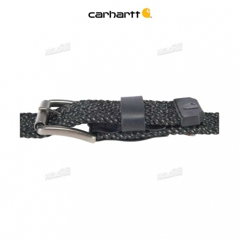 Carhartt Rugged Flex Nylon Cord Braided Belt Black | IN0002338