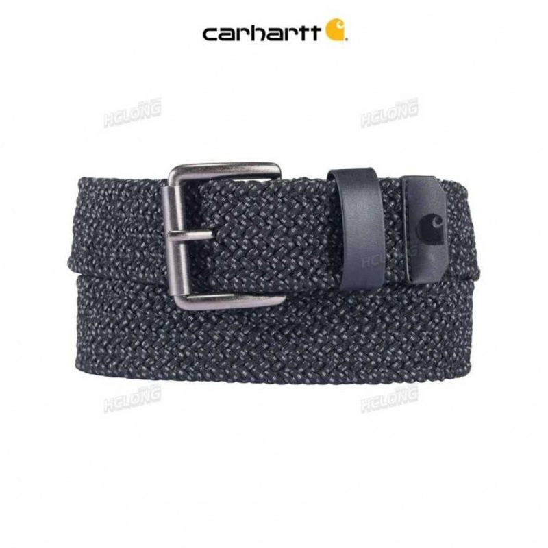 Carhartt Rugged Flex Nylon Cord Braided Belt Black | IN0002338