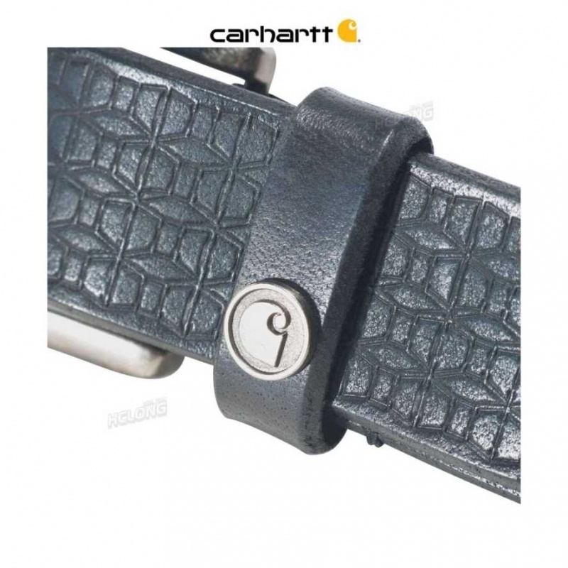 Carhartt Saddle Leather Basketweave Belt Black | IN0002343