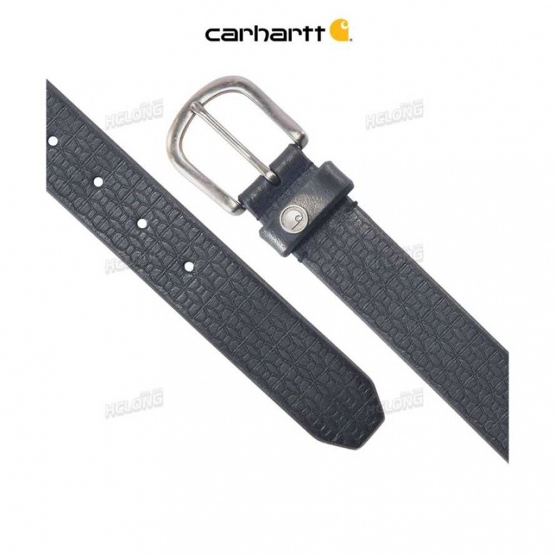 Carhartt Saddle Leather Basketweave Belt Black | IN0002343