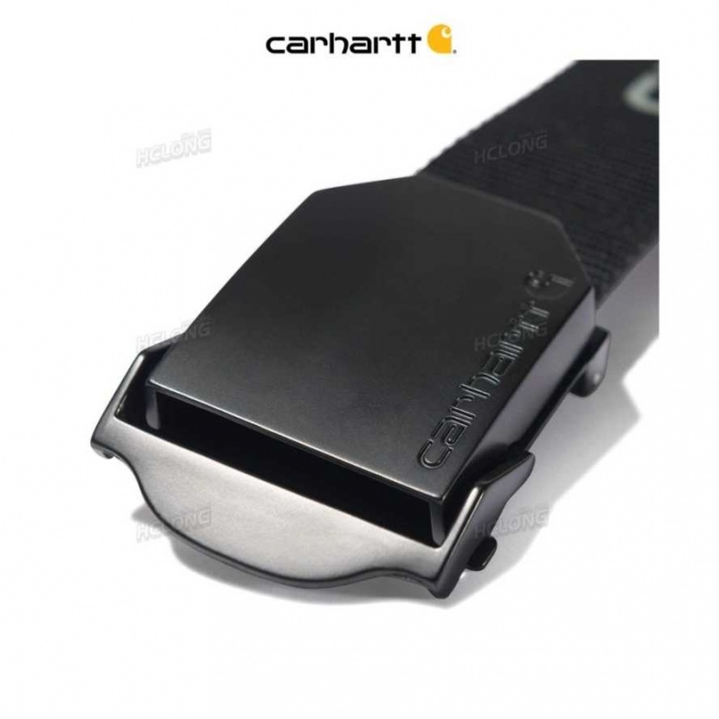 Carhartt Signature Webbing Belt Black | IN0002323