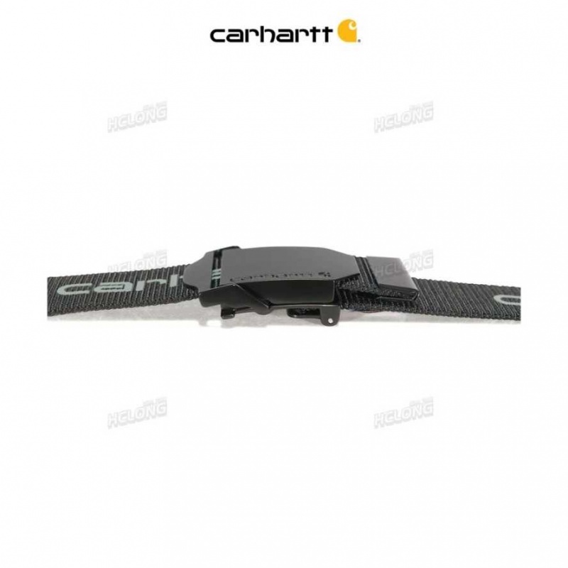 Carhartt Signature Webbing Belt Black | IN0002323