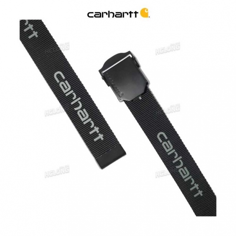 Carhartt Signature Webbing Belt Black | IN0002323