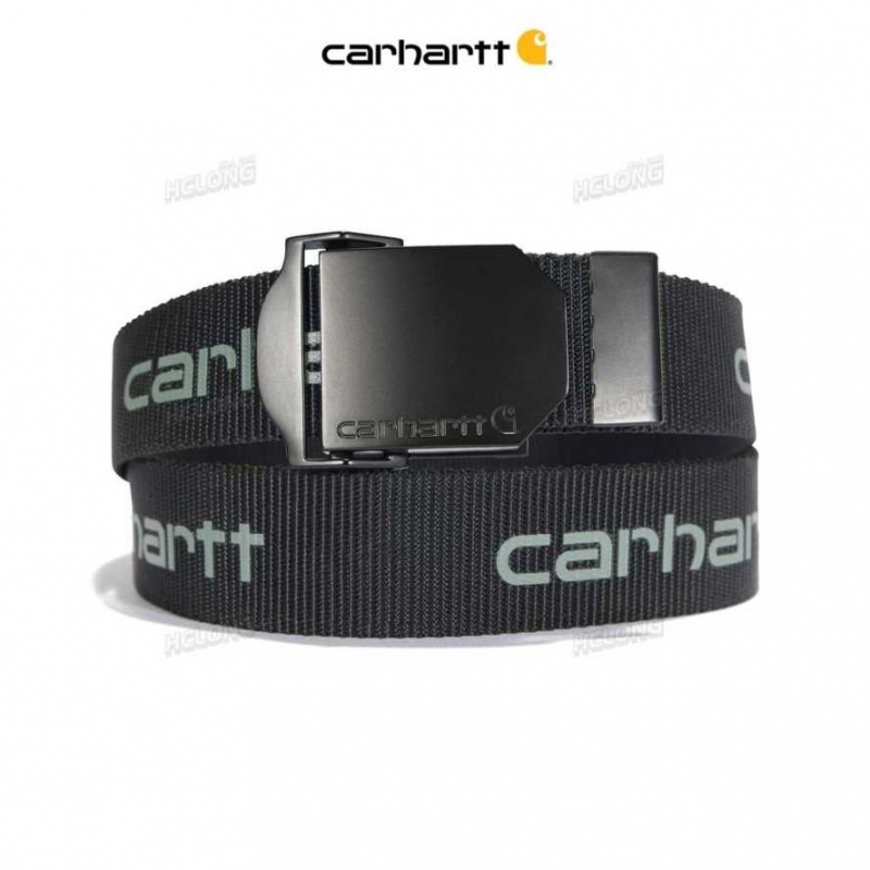 Carhartt Signature Webbing Belt Black | IN0002323