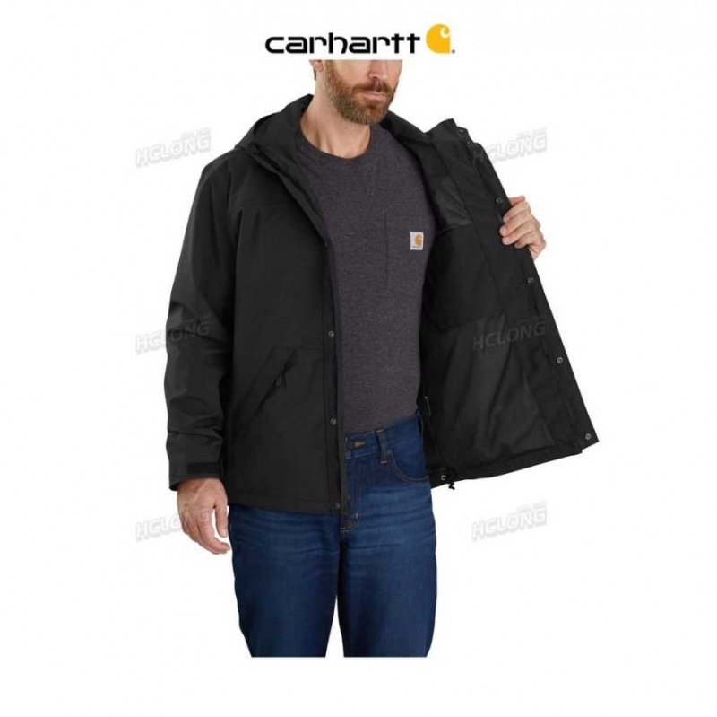 Carhartt Storm Defender Loose Fit Heavyweight Jacket Black | IN0000171