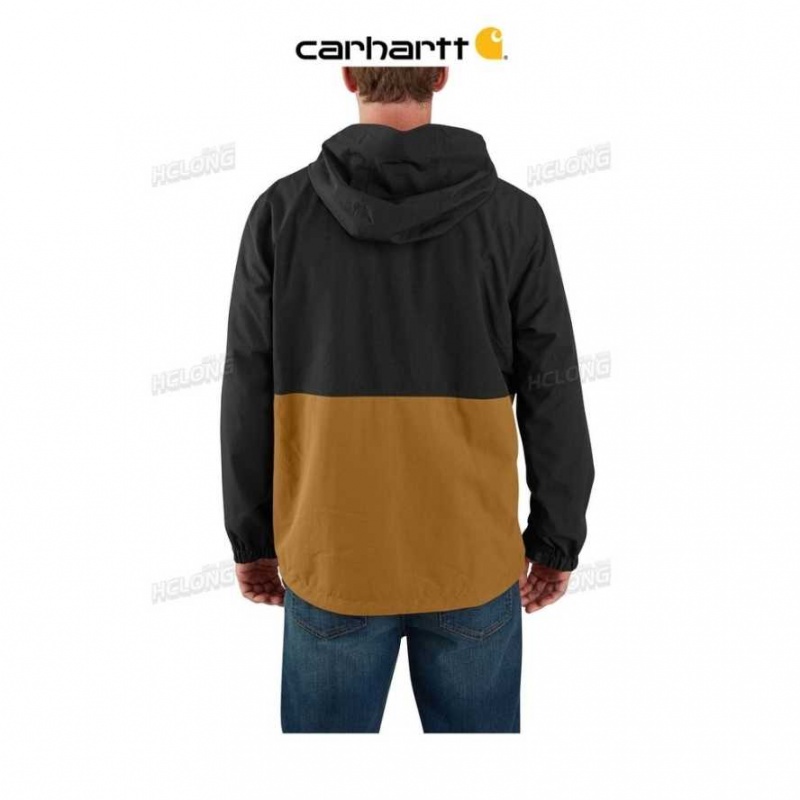 Carhartt Storm Defender Loose Fit Midweight Utility Jacket Black / Brown | IN0000148