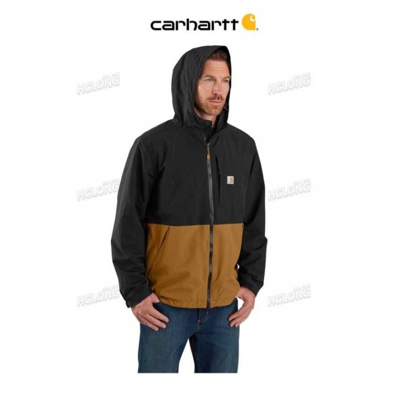 Carhartt Storm Defender Loose Fit Midweight Utility Jacket Black / Brown | IN0000148