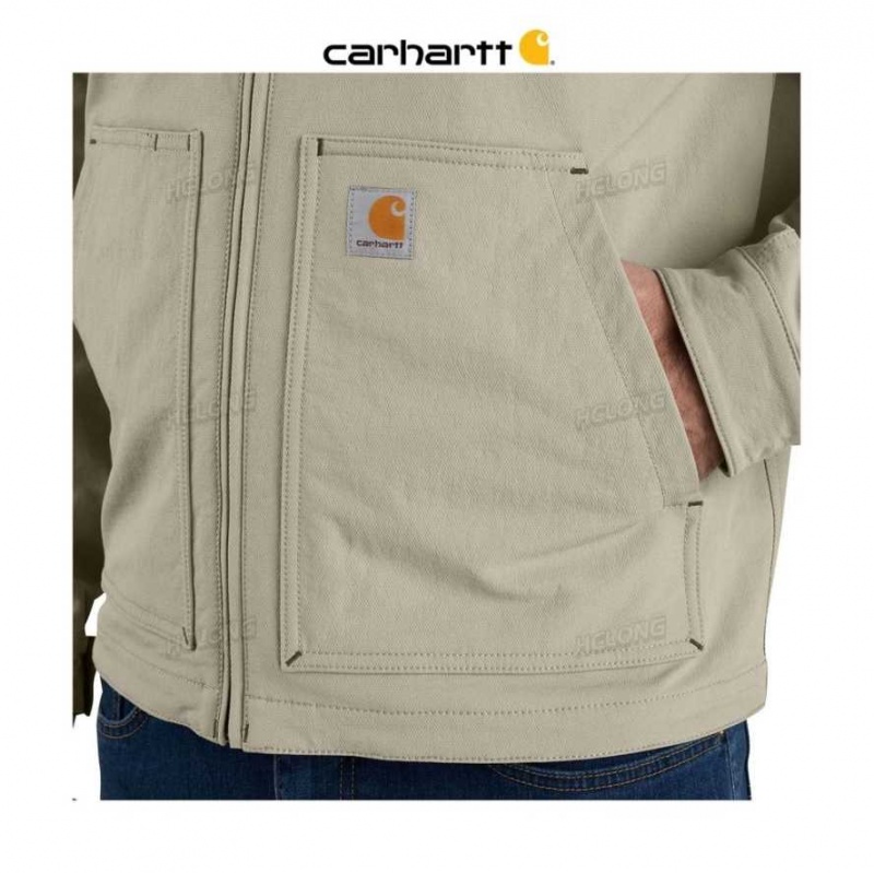 Carhartt Super Dux Relaxed Fit Lightweight Soft Shell Jacket Greige | IN0000208