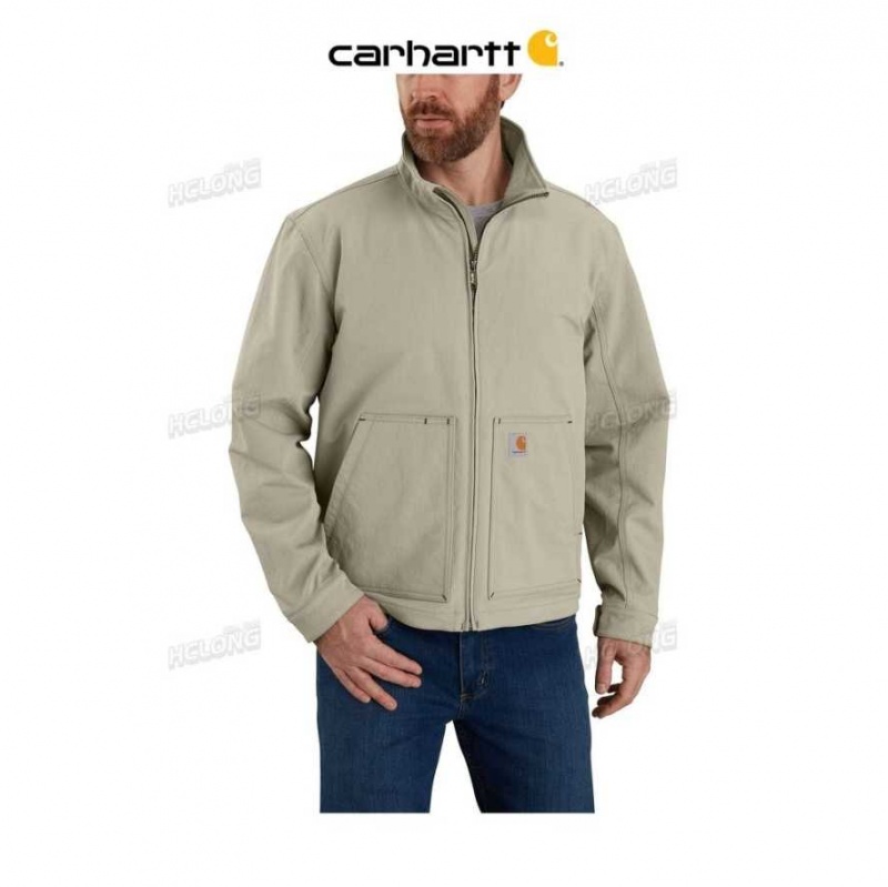 Carhartt Super Dux Relaxed Fit Lightweight Soft Shell Jacket Greige | IN0000208