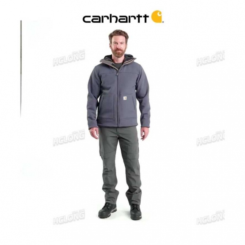 Carhartt Super Dux Relaxed Fit Sherpa-Lined Active Jac Coffee | IN0000189