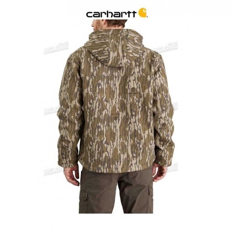 Carhartt Super Dux Relaxed Fit Sherpa-Lined Camo Active Jacket Mossy Oak Bottomland Camo | IN0000204