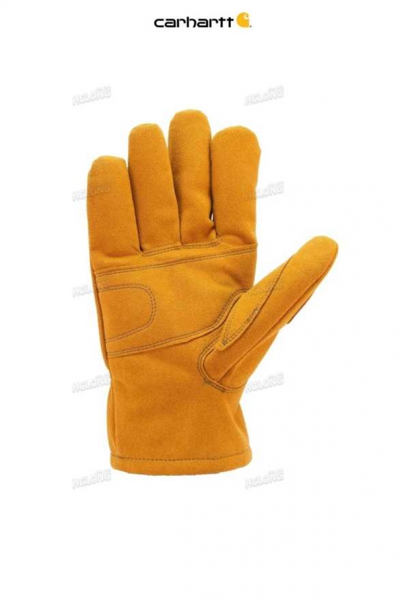 Carhartt Synthetic Suede Fencer Work Glove Brown | IN0002488