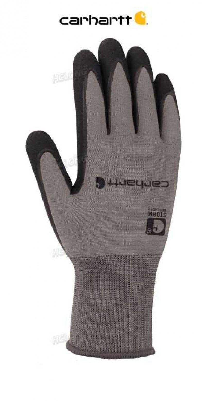 Carhartt Thermal Wb Nitrile Grip Glove SHADOW HEATHER | IN0002496