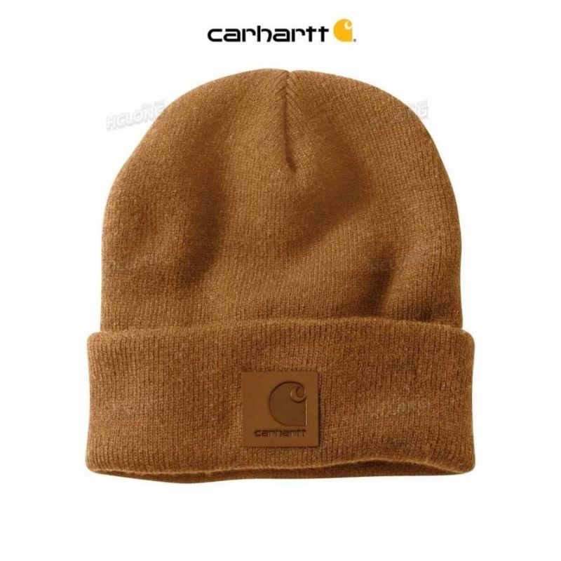 Carhartt Tonal Patch Beanie Brown | IN0002224