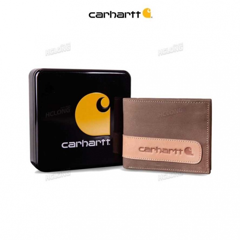 Carhartt Two Tone Passcase Wallet Brown | IN0002838