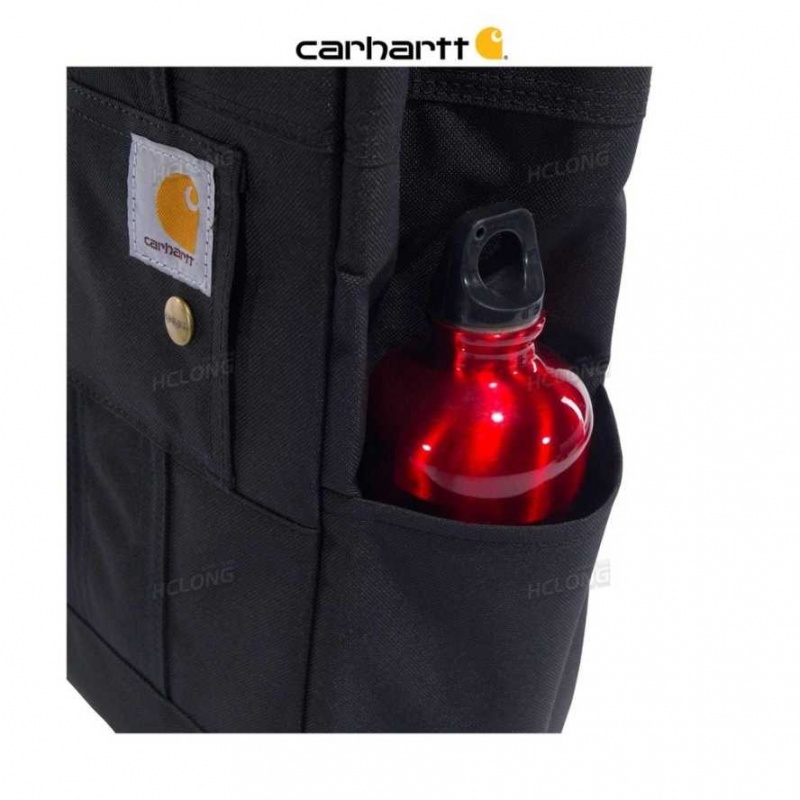 Carhartt Vertical Snap Tote Black | IN0002825