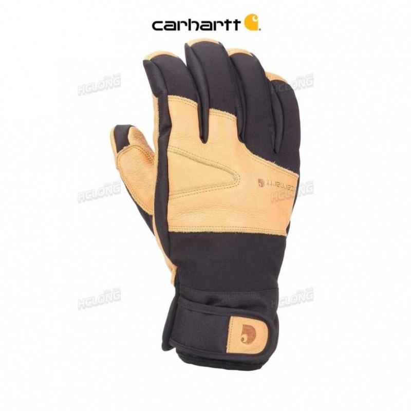 Carhartt Winter Dex Cow Grain Insulated Glove BROWN BLACK | IN0002505