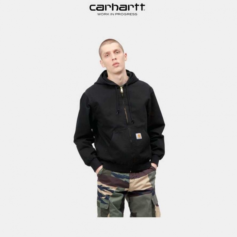 Carhartt Wip Active Jacket (Spring) Black | IN0000003