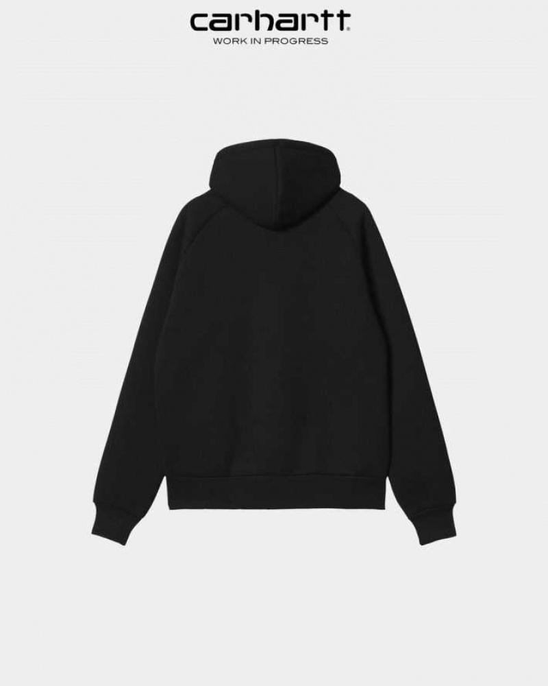 Carhartt Wip Car-Lux Hooded Jacket Black | IN0000014