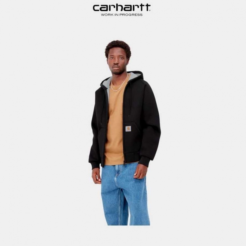 Carhartt Wip Car-Lux Hooded Jacket Black | IN0000014