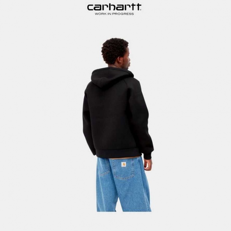 Carhartt Wip Car-Lux Hooded Jacket Black | IN0000014