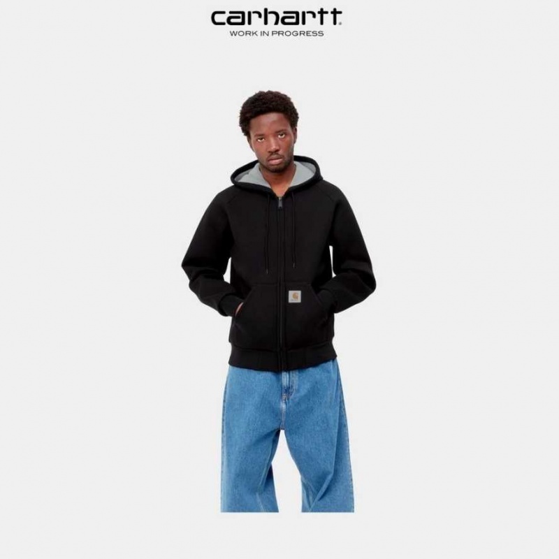 Carhartt Wip Car-Lux Hooded Jacket Black | IN0000014