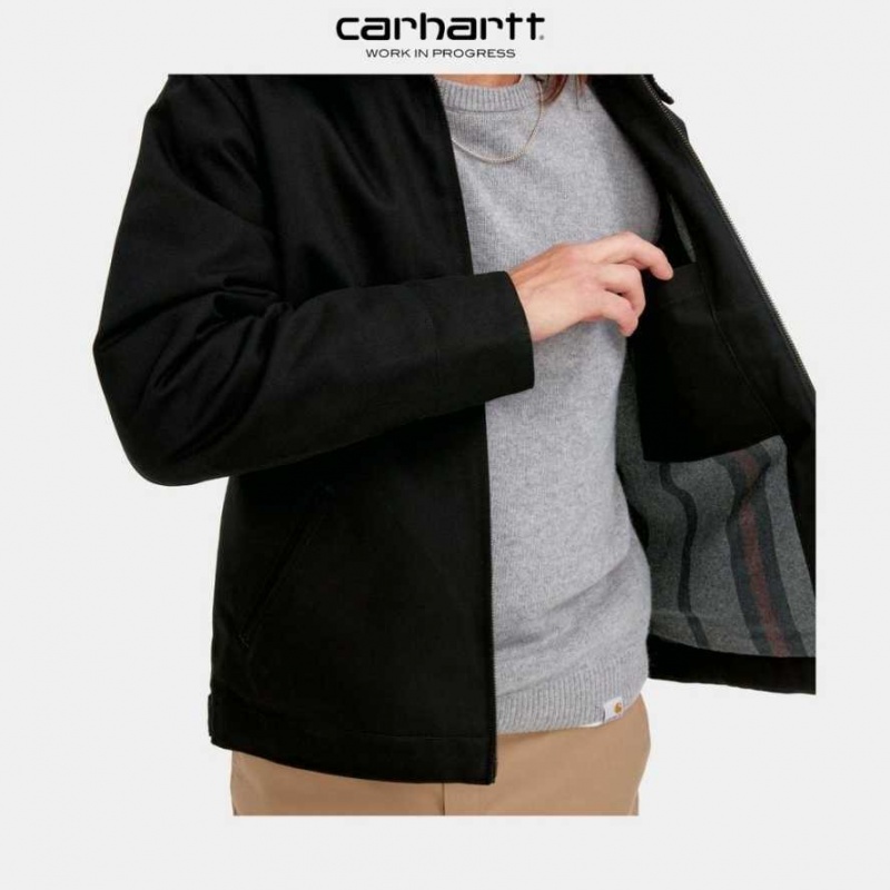 Carhartt Wip Detroit Jacket (Winter) Black | IN0000024