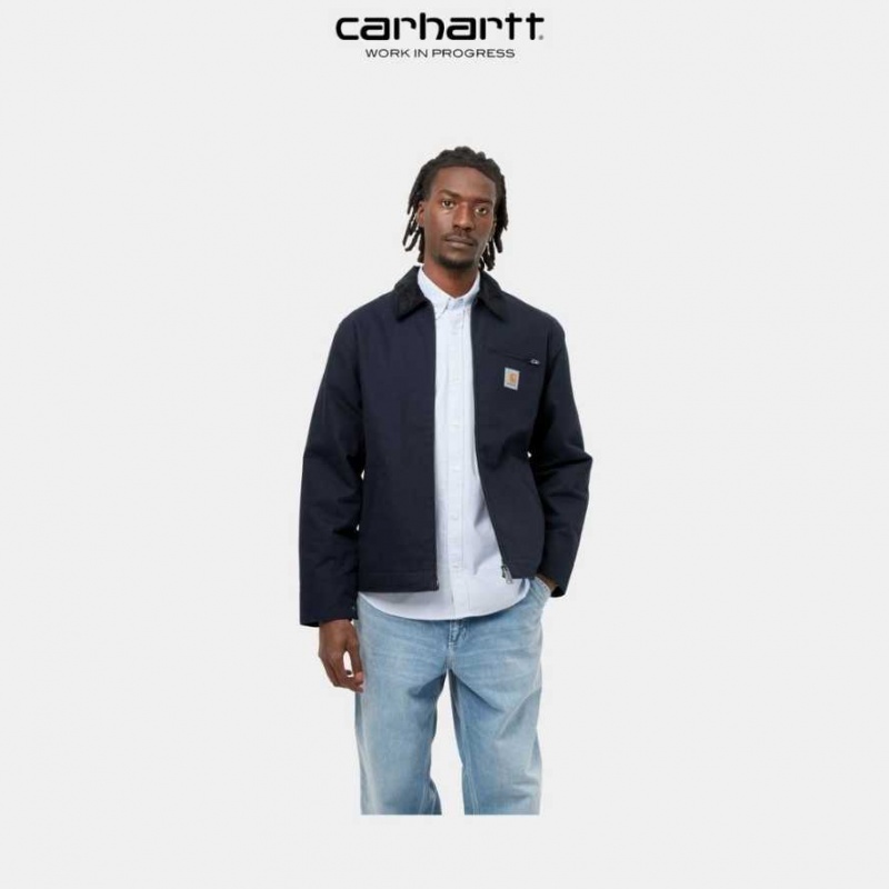 Carhartt Wip Detroit Jacket (Winter) Dark Navy / Black | IN0000023