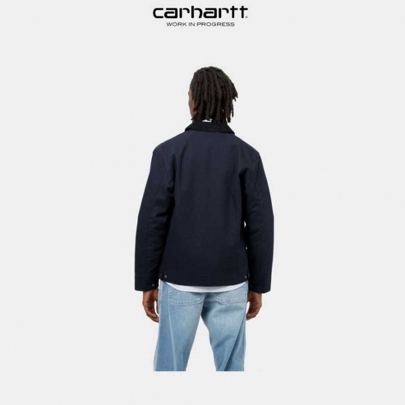 Carhartt Wip Detroit Jacket (Winter) Dark Navy / Black | IN0000023