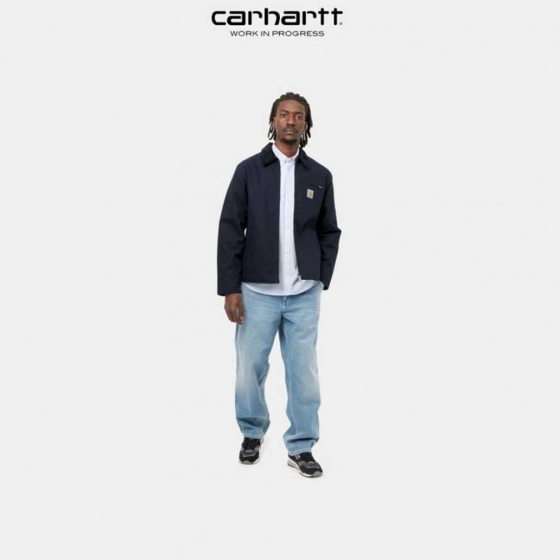 Carhartt Wip Detroit Jacket (Winter) Dark Navy / Black | IN0000023