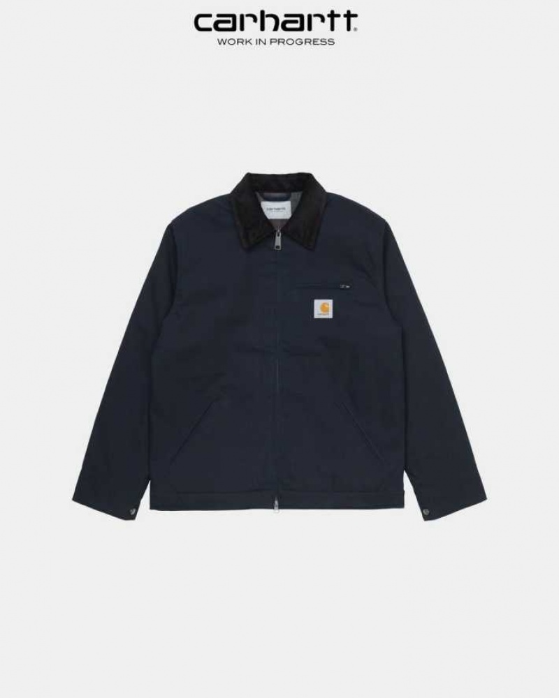 Carhartt Wip Detroit Jacket (Winter) Dark Navy / Black | IN0000023