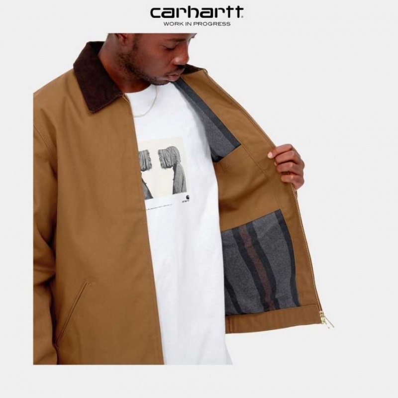 Carhartt Wip Detroit Jacket (Winter) Hamilton Brown / Tobacco | IN0000021