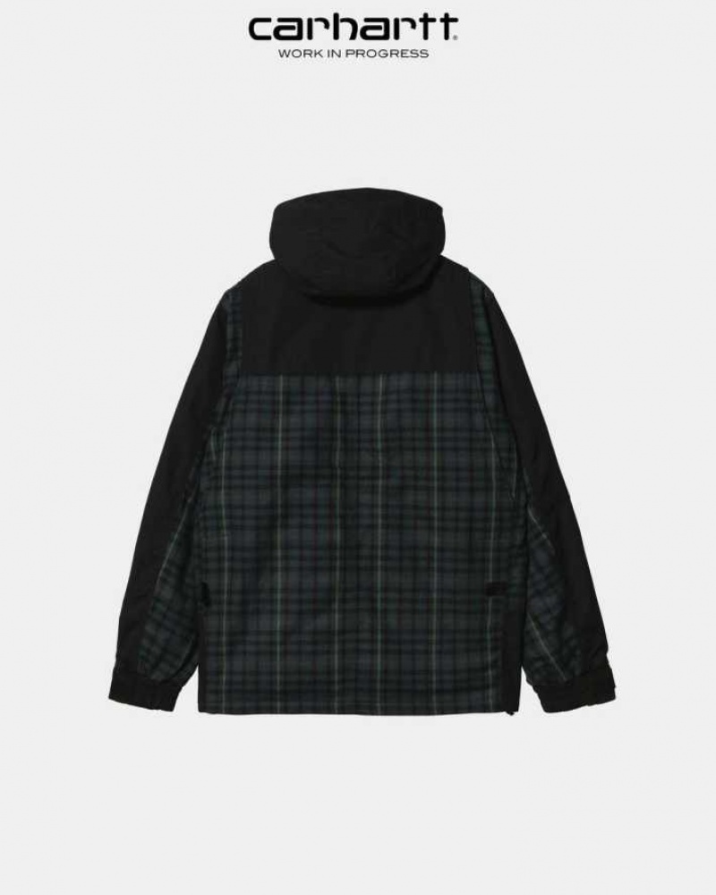 Carhartt Wip Highbury Check Jacket Black | IN0000033