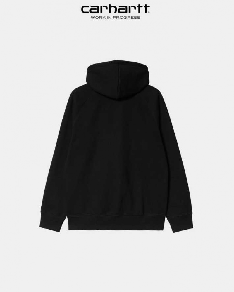 Carhartt Wip Hooded Chase Jacket Black | IN0000042