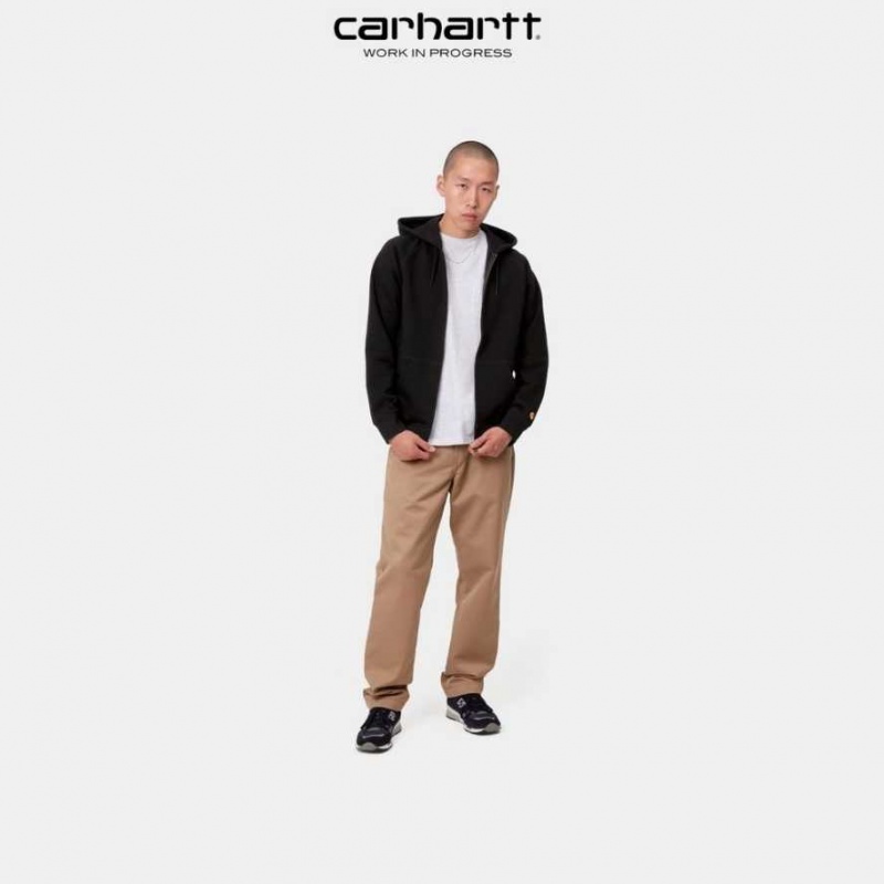 Carhartt Wip Hooded Chase Jacket Black | IN0000042