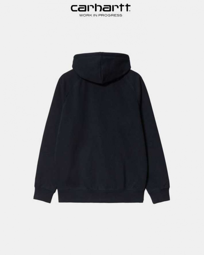 Carhartt Wip Hooded Chase Jacket Dark Navy | IN0000041