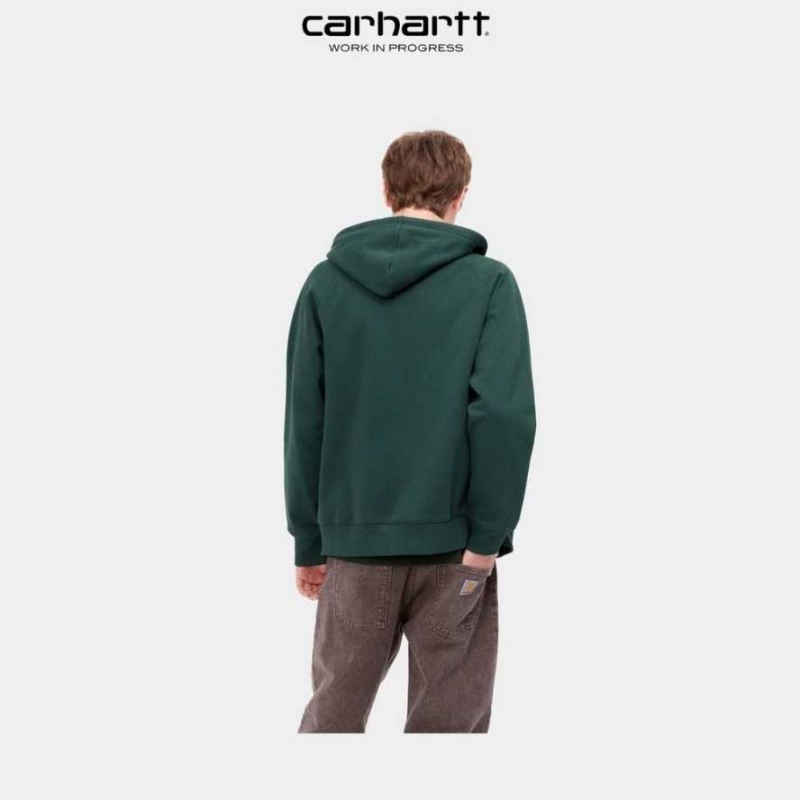 Carhartt Wip Hooded Chase Jacket Juniper | IN0000038