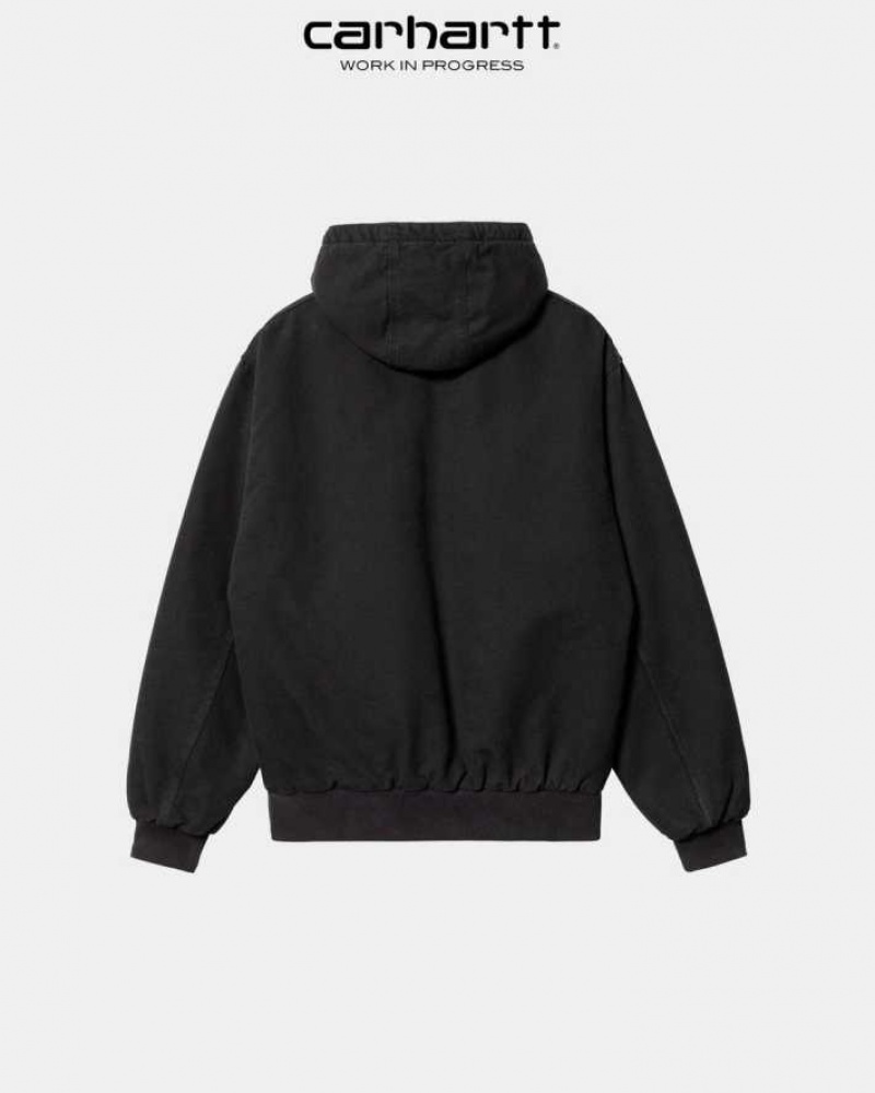 Carhartt Wip OG Active Jacket (Winter) Black (aged canvas) | IN0000081