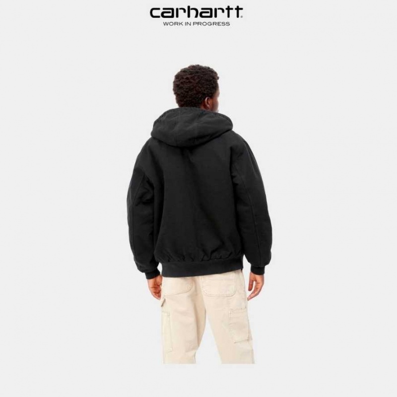 Carhartt Wip OG Active Jacket (Winter) Black (aged canvas) | IN0000081