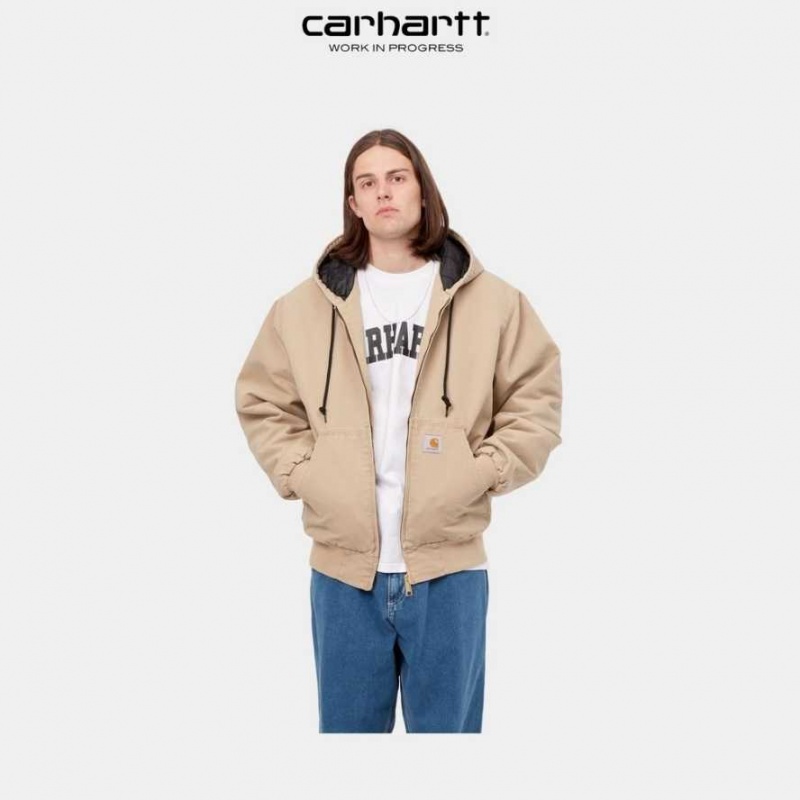 Carhartt Wip OG Active Jacket (Winter) Dusty Hamilton Brown (aged canvas) | IN0000083