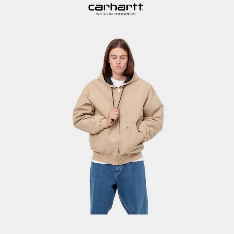 Carhartt Wip OG Active Jacket (Winter) Dusty Hamilton Brown (aged canvas) | IN0000083