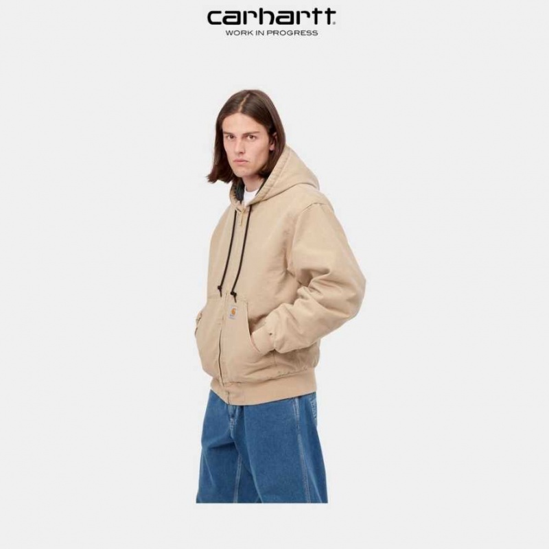 Carhartt Wip OG Active Jacket (Winter) Dusty Hamilton Brown (aged canvas) | IN0000083