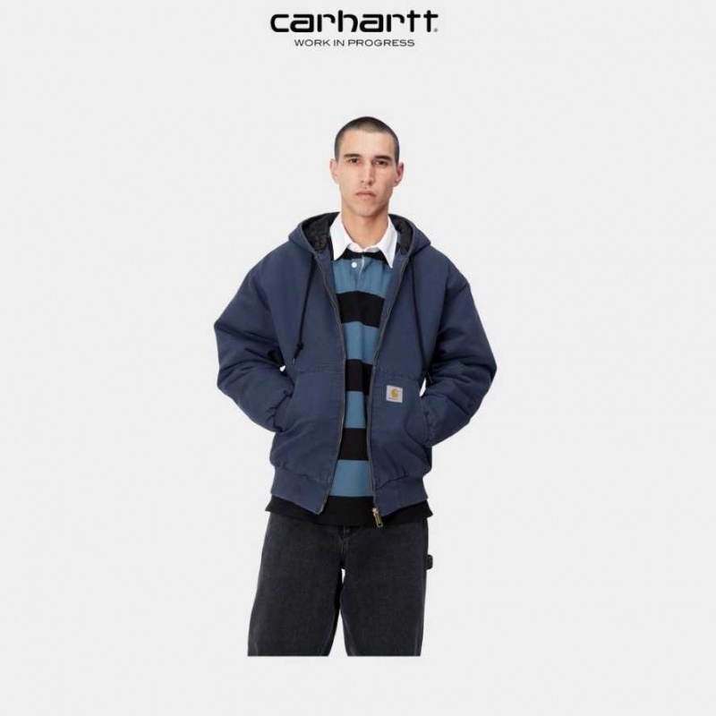 Carhartt Wip OG Active Jacket (Winter) Enzian (aged canvas) | IN0000084