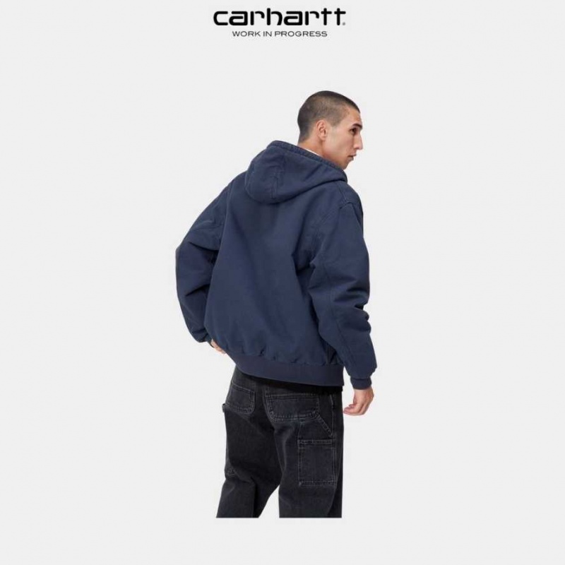 Carhartt Wip OG Active Jacket (Winter) Enzian (aged canvas) | IN0000084