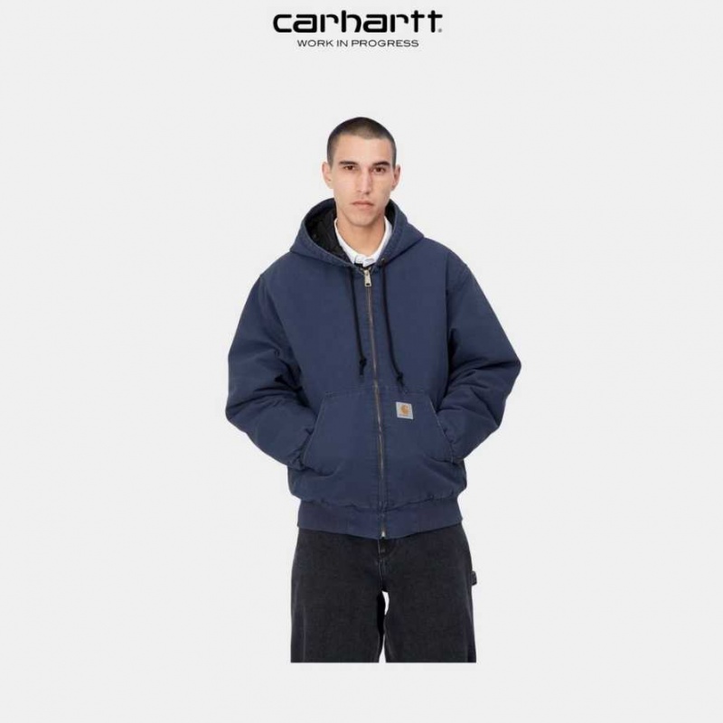 Carhartt Wip OG Active Jacket (Winter) Enzian (aged canvas) | IN0000084