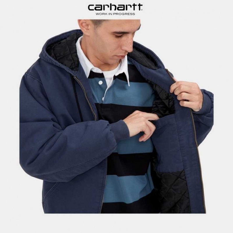 Carhartt Wip OG Active Jacket (Winter) Enzian (aged canvas) | IN0000084