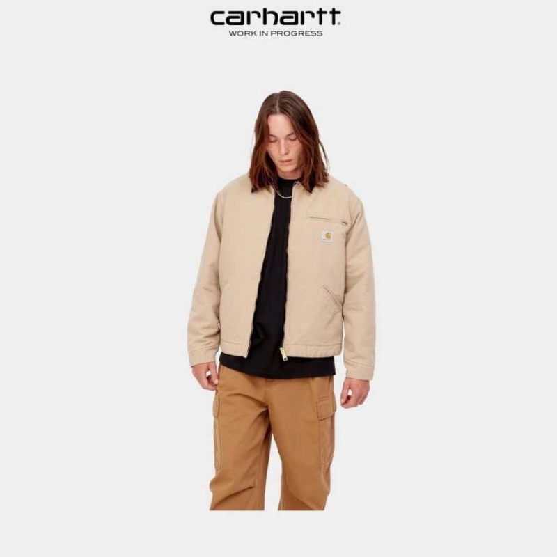 Carhartt Wip OG Detroit Jacket (Winter) Dusty Hamilton Brown (aged canvas) | IN0000087